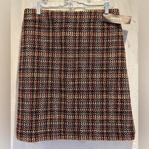 DKNY Wool / Tweed Pencil Skirt NWT!
